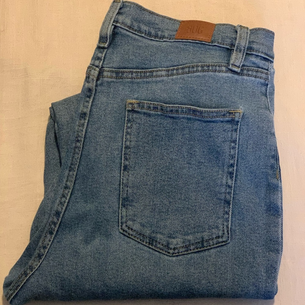 Medium Light Wash BDG Girlfriend High Rise Jeans